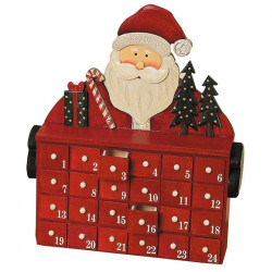 Adventskalender zum Befüllen, Motiv Weihnachtsmann