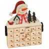 Adventskalender zum Befüllen, Motiv Schneemann