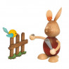 Stupsi - Hase mit Vogel, ca. 11,5 cm