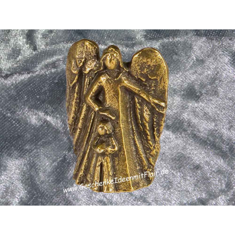 Sei behütet liebes Kind (Junge) - Bronze Schutzengel