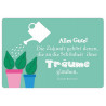Alles Gute! - Faltkarte mit echten Blumensamen