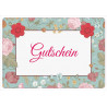 Gutschein - Faltkarte mit Blumensamen