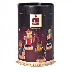 Räuchermann, Müllerchen®  Skifahrerin, 12x17cm