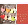 Ich denk an Dich! - Faltkarte mit Lichttüte/Laterne