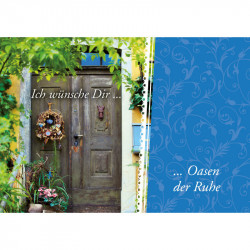 Ich wünsche Dir... - Faltkarte mit Lichttüte/Laterne