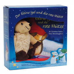 Sammelbox: Der kleine Igel und die rote Mütze, Buch + Plüschigel