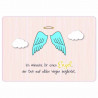 Ich wünsche Dir einen Engel... - Faltkarte mit echten Blumensamen