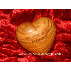 Holzherz: Für einen guten Freund