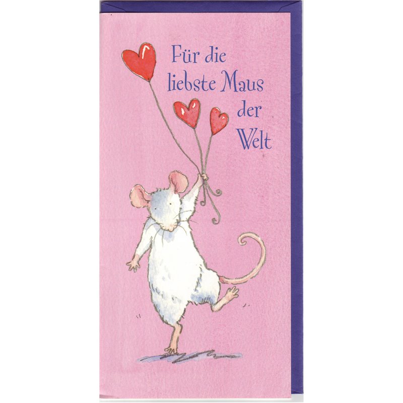 Faltkarte: Für die liebste Maus der Welt!