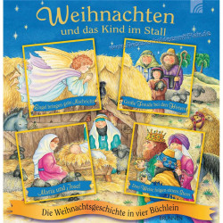 Weihnachten und das Kind im Stall - Set mit vier Pappbüchern