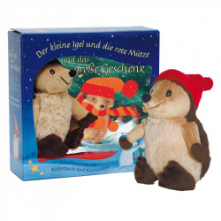 Geschenkbox: Der kleine Igel und das große Geschenk (Buch + Kuschel-Igel)