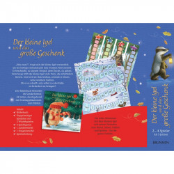 Spielekoffer - Der kleine Igel und das grosse Geschenk (mit Fühlbuch und 2 Buttons) Achtung: Warnhinweis!