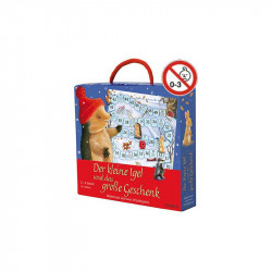 Spielekoffer - Der kleine Igel und das grosse Geschenk (mit Fühlbuch und 2 Buttons) Achtung: Warnhinweis!