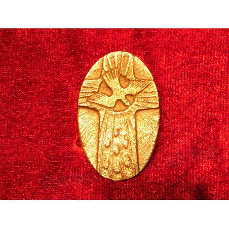 Kommunionkreuz/Firmkreuz - Symbol aus Bronze (Handschmeichler)