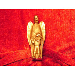 Bronze-Schutzengel mit Kind - Ein Engel an Deiner Seite