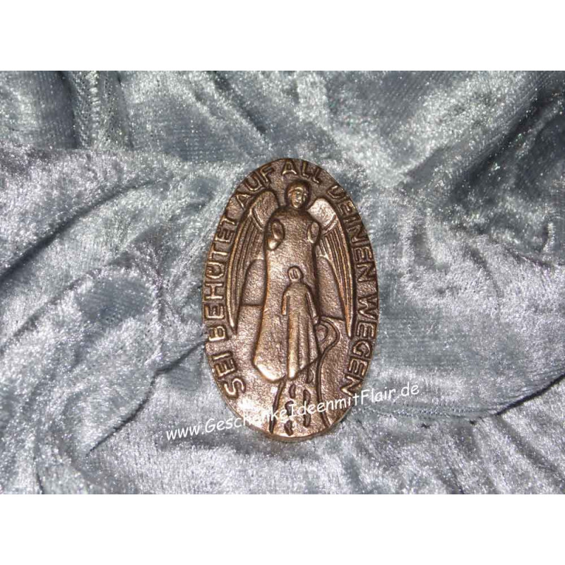 Sei behütet auf all Deinen Wegen - Symbol aus Bronze