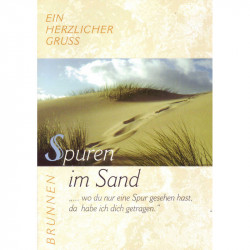 Ein herzlicher Gruss / Spuren im Sand